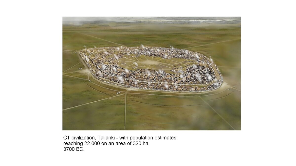 Reconstitution d'une mégapole de la culture Cucuteni-Trypillia