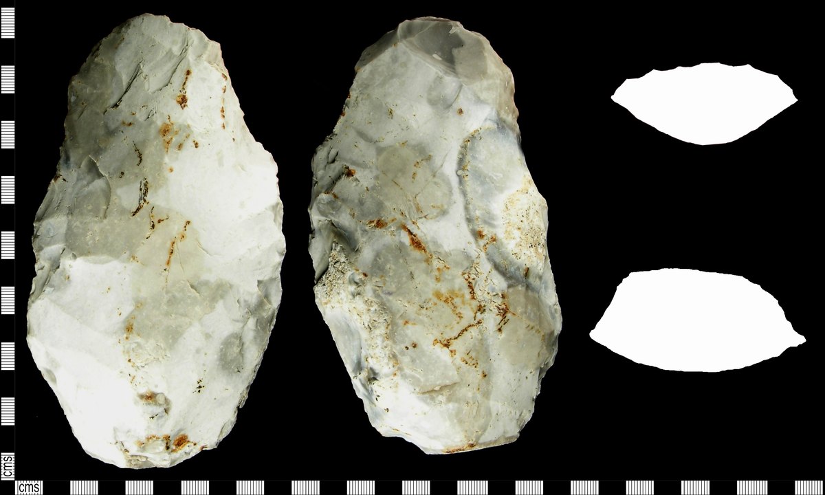 Biface acheulien de Boxgrove, West Sussex