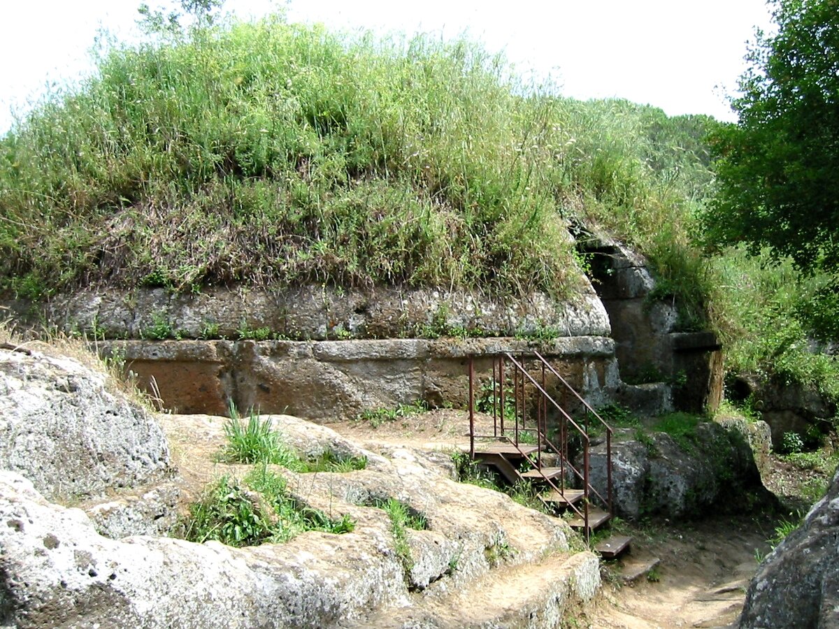 Necropole etrusque de Banditaccia, Cerveteri, Italie
