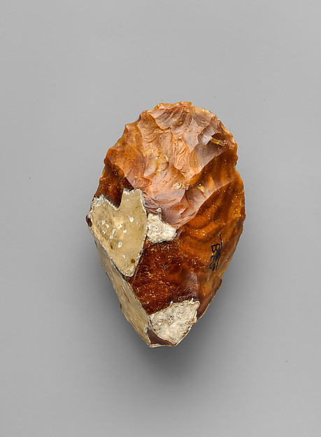 Acheulean flint biface, 700,000, 200,000 BC ,  Metropolitan Museum of Art