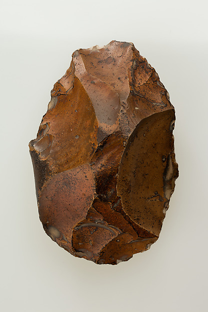 Flint biface, Lower Palaeolithic, ca. 400,000, 240,000 BC ,  Metropolitan Museum of Art