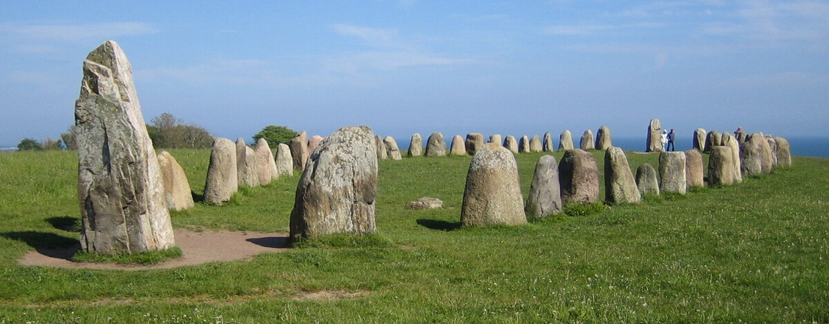 Ales Stenar, megalithic monument in Scandinavia