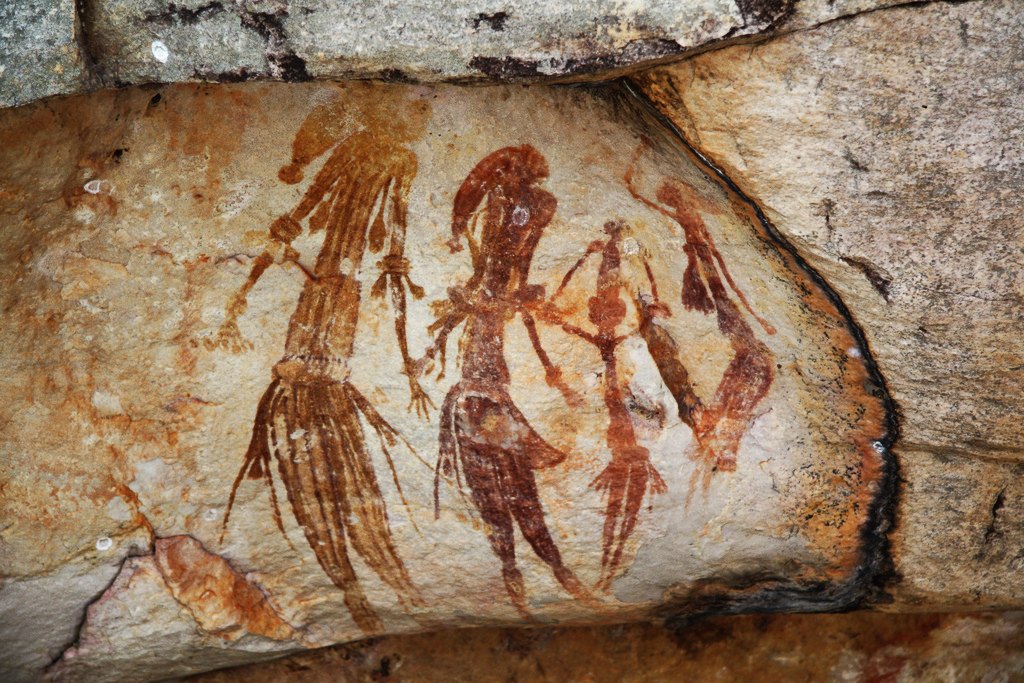 Gwion Gwion (Bradshaw) rock paintings, Kimberley, Western Australia