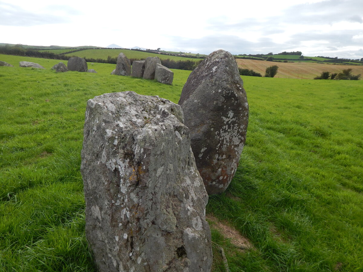 Le Giant's Ring, grand enclos circulaire préhistorique près de Belfast