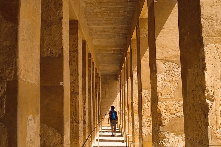 Temple funeraire d'Hatchepsout a Deir el-Bahari, Louxor - CC BY-SA