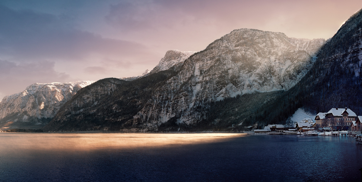 View of the village and lake of Hallstatt in Austria, eponymous site of the first phase of the Iron Age