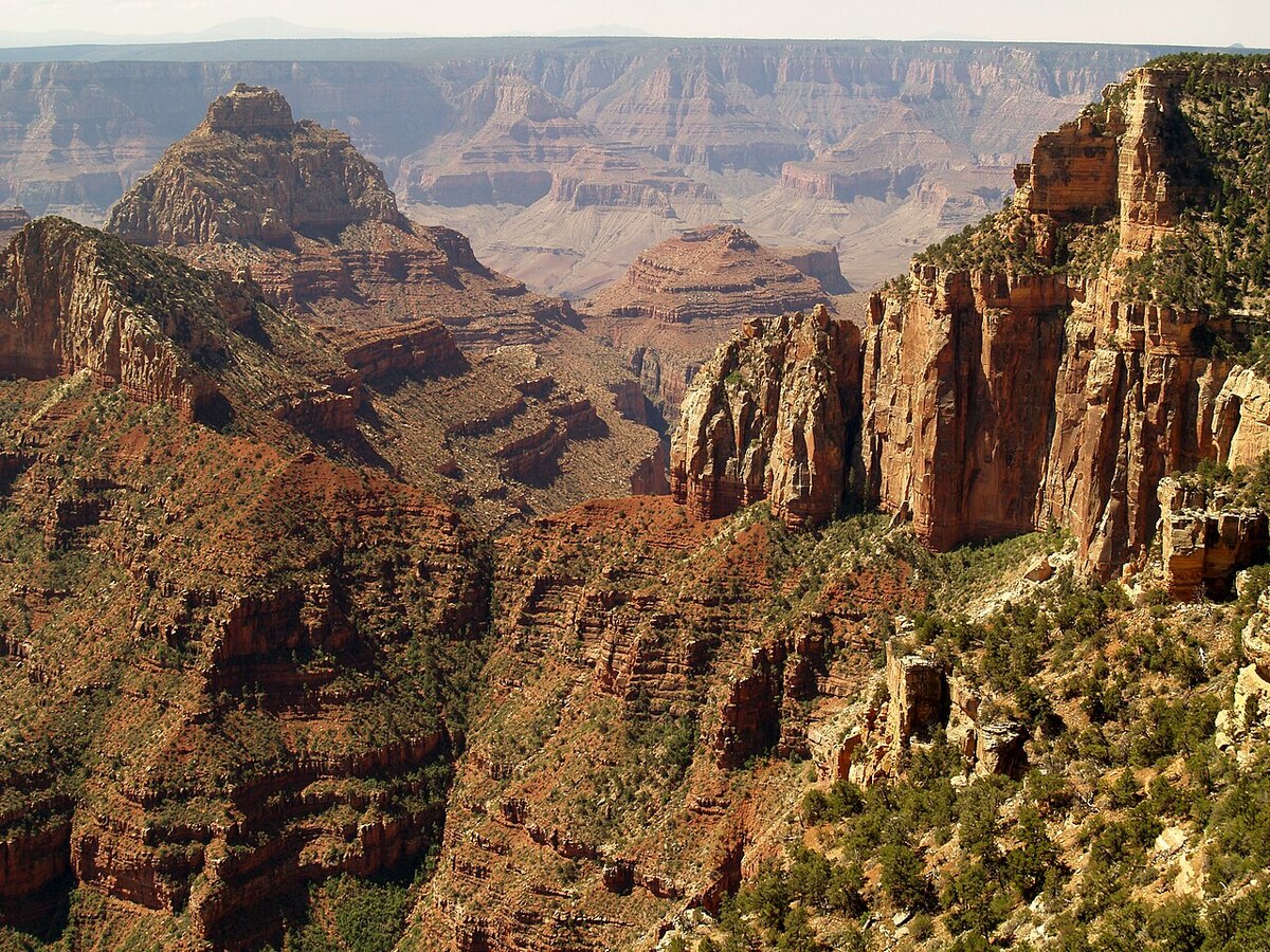 View of the Walhalla Plateau at the Grand Canyon