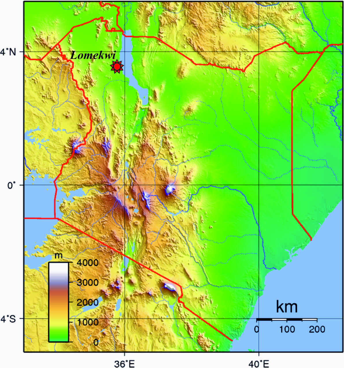 Lomekwi site, Lake Turkana, Kenya