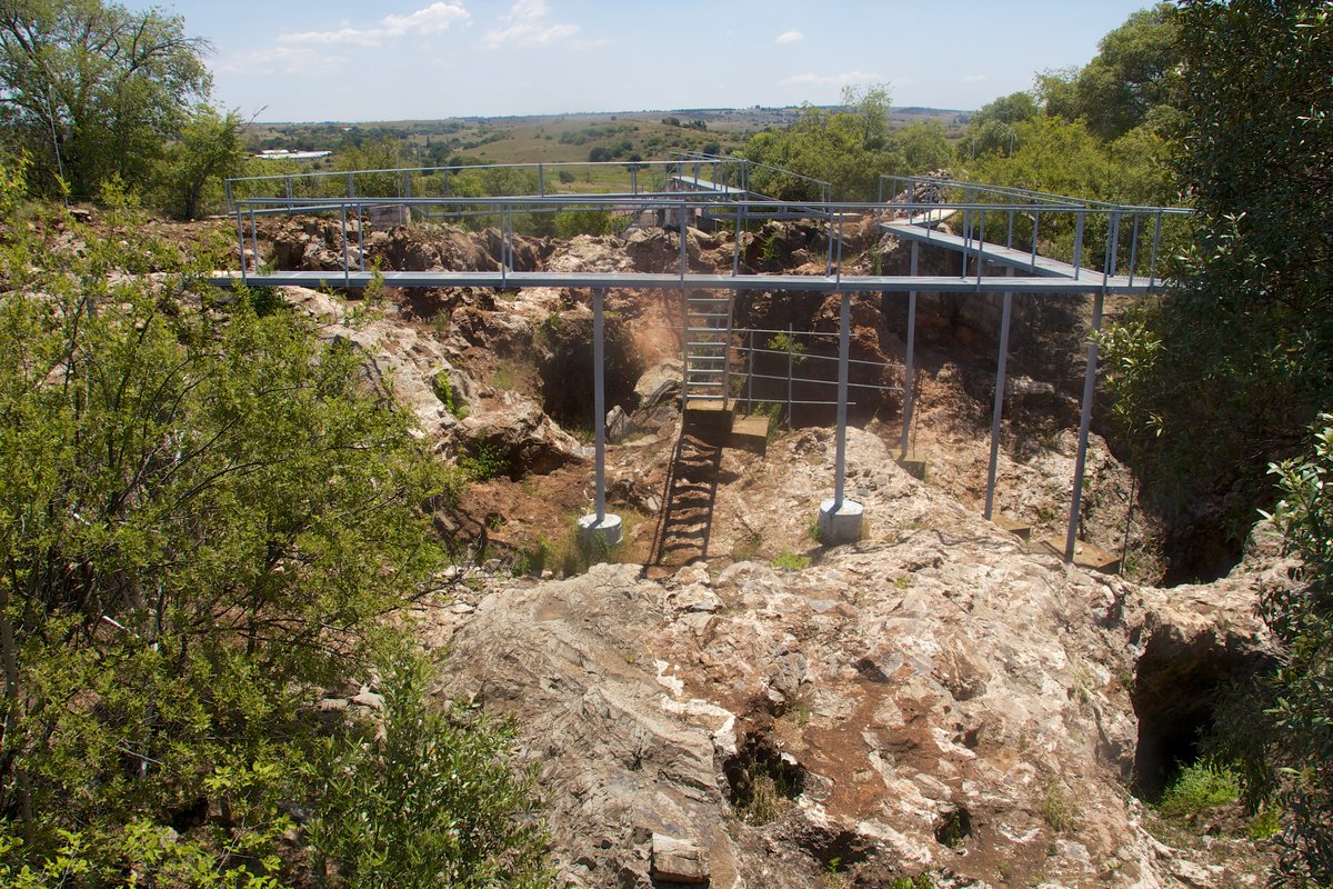 Interior of the Sterkfontein caves, Cradle of Humankind