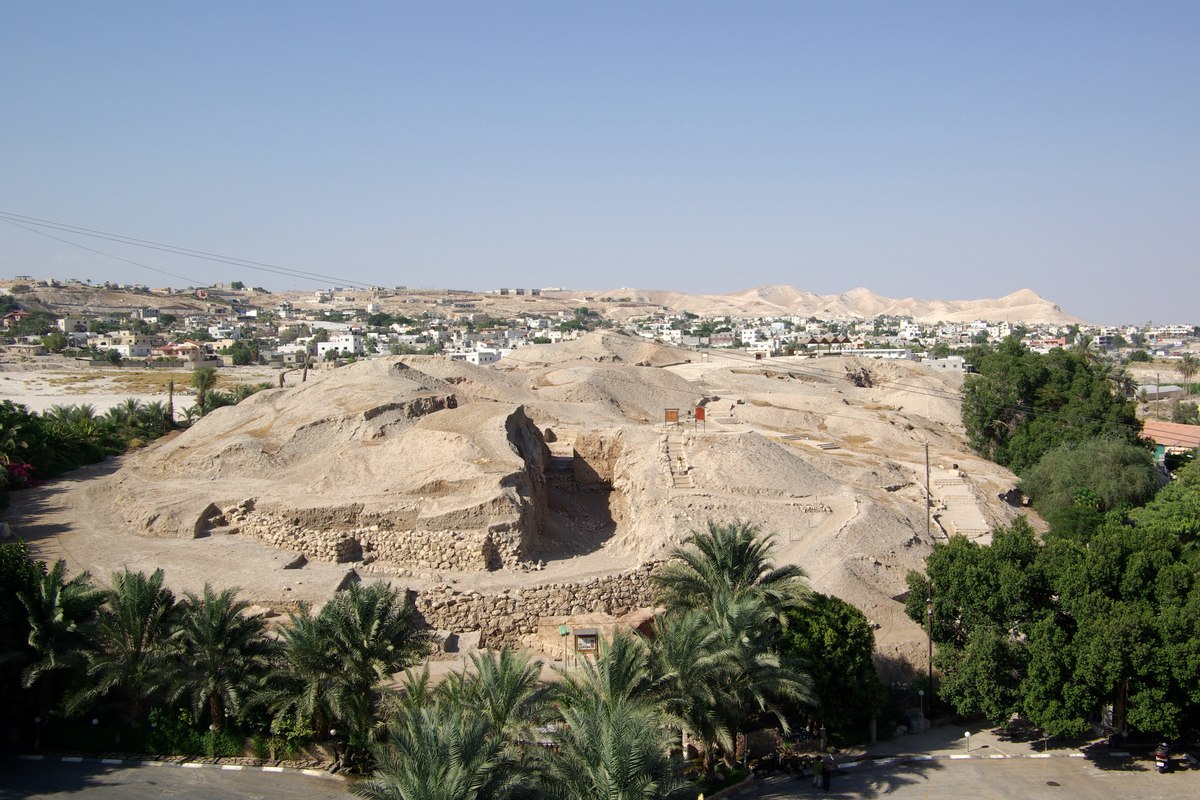 Archaeological site of Jericho (Tell es-Sultan), Palestine, one of the oldest sites of permanent habitation in the world