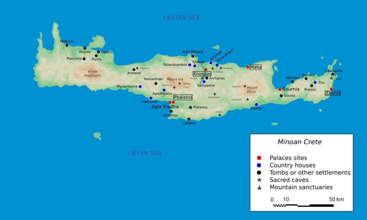 Early Minoan ceramics typical of the Early Bronze Age in Crete