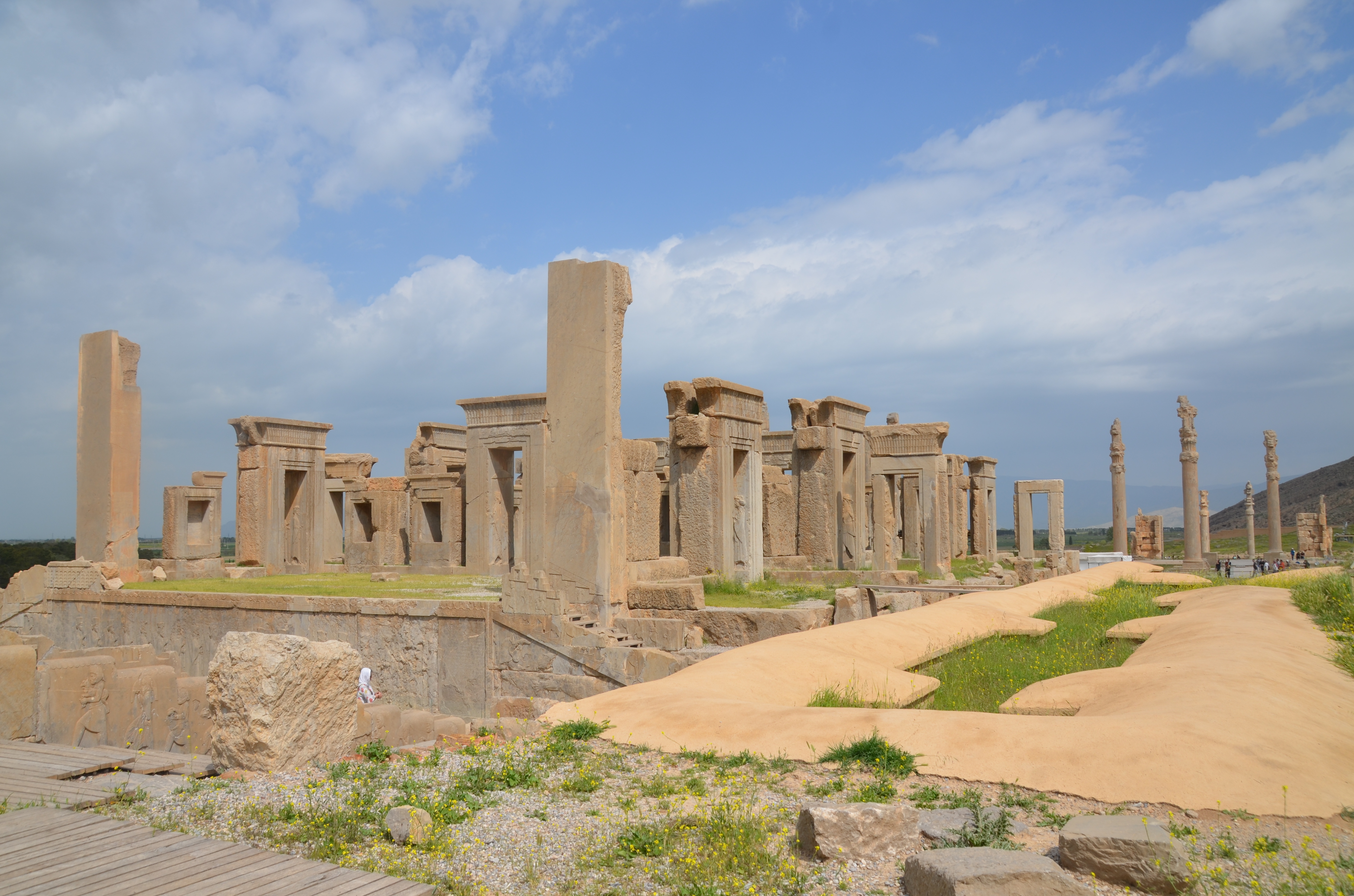 Ruines de l'Apadana et du Tachara, Persépolis