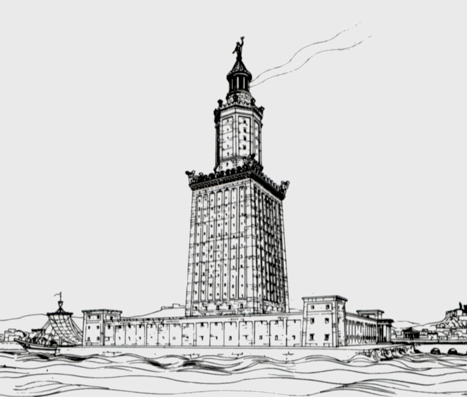 Qaytbay Citadel in Alexandria built on the ruins of the ancient Lighthouse