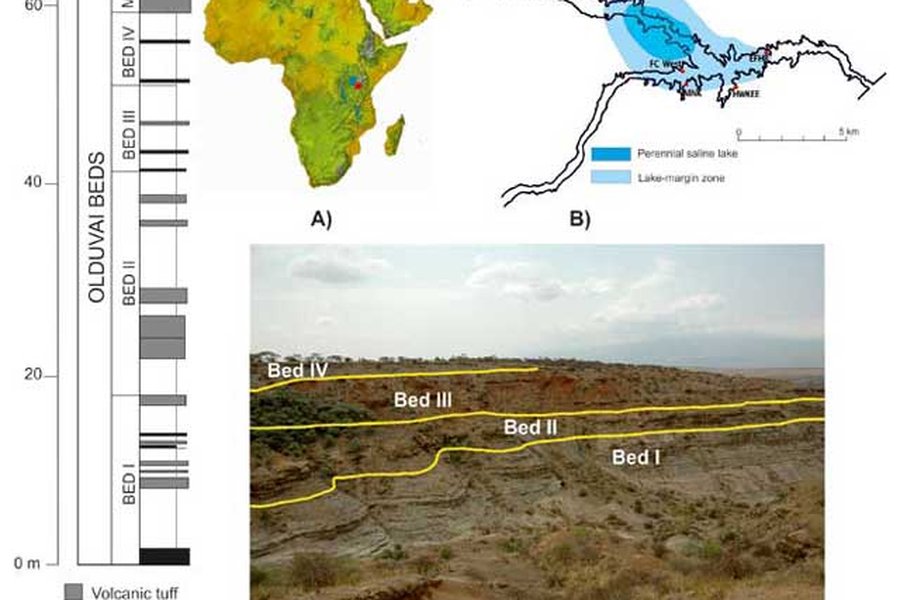 General view of Olduvai Gorge, Tanzania