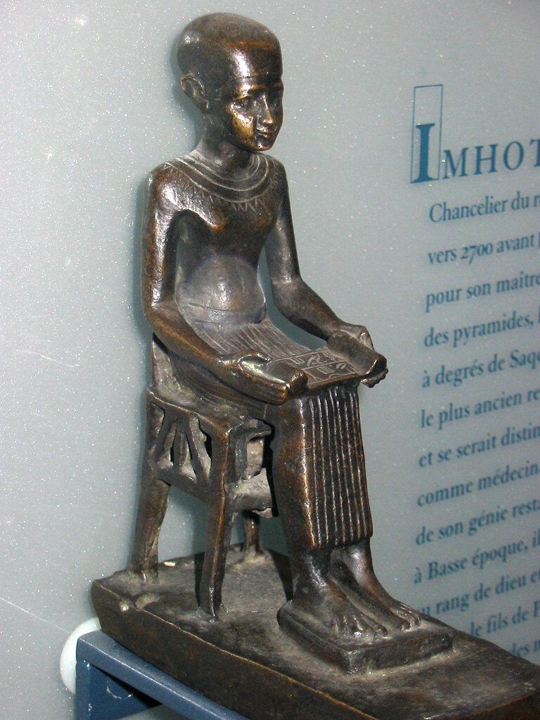 Statuette of Imhotep the architect of Djoser