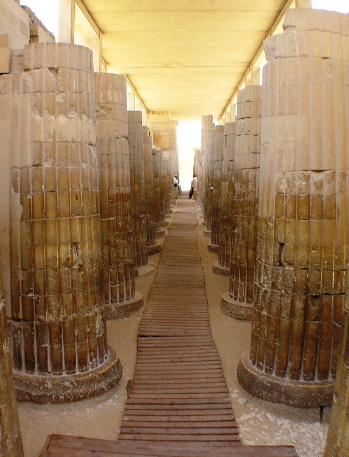 Enclosure and court of the funerary complex of Djoser at Saqqara