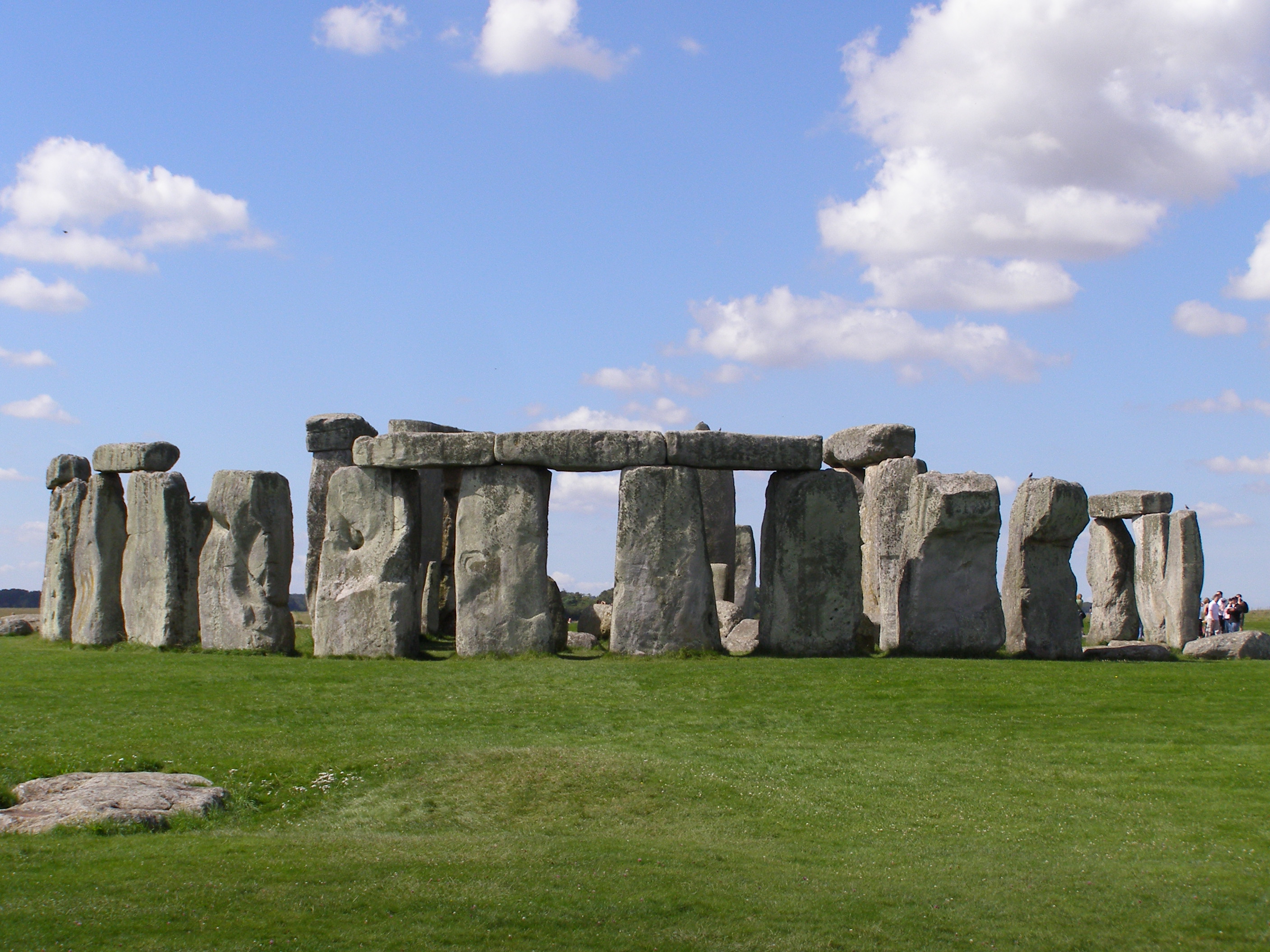 Vue d'ensemble du cercle de Stonehenge
