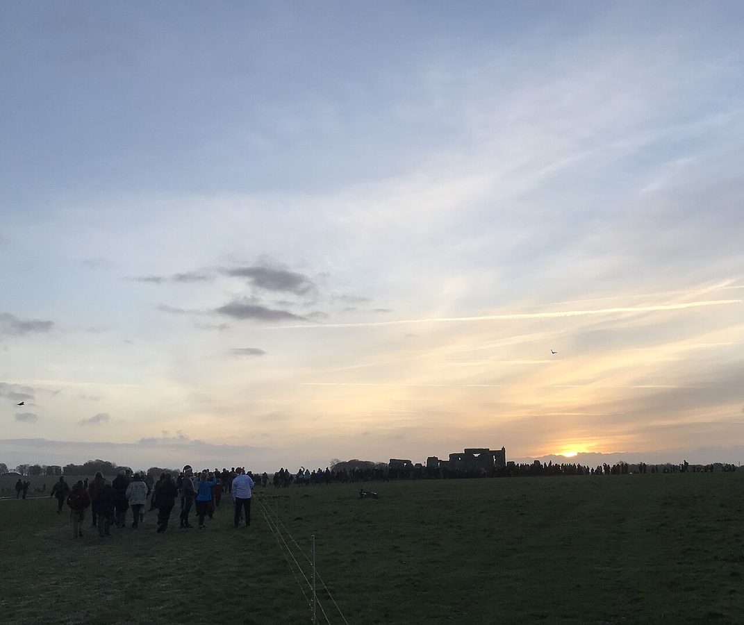 Stonehenge at sunrise, Wiltshire, England
