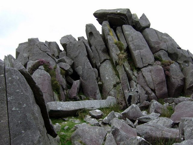 Bluestones at Stonehenge, originating from the Preseli Hills, Wales