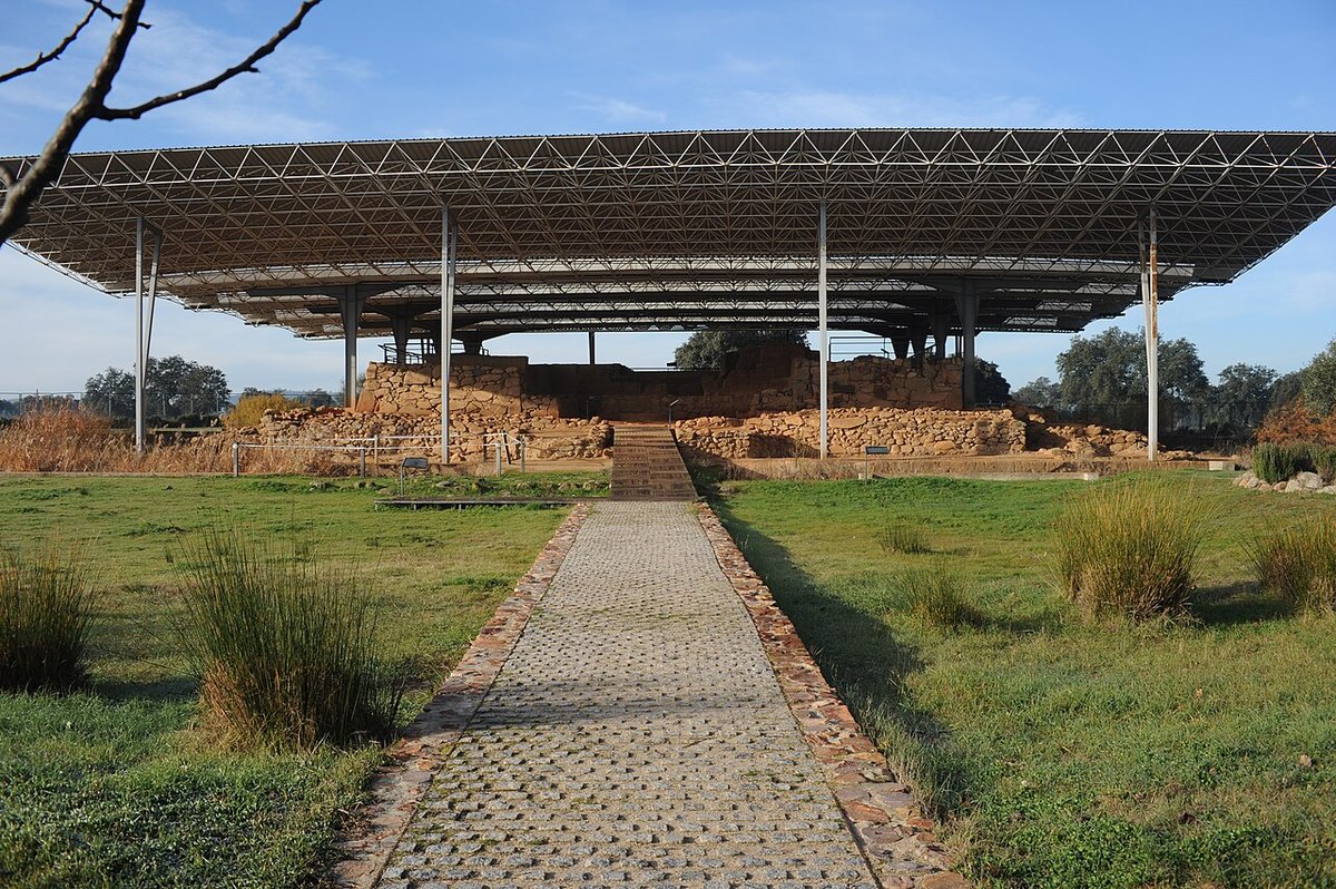 Cancho Roano site, Tartessian sanctuary in Extremadura, 5th-4th century BC
