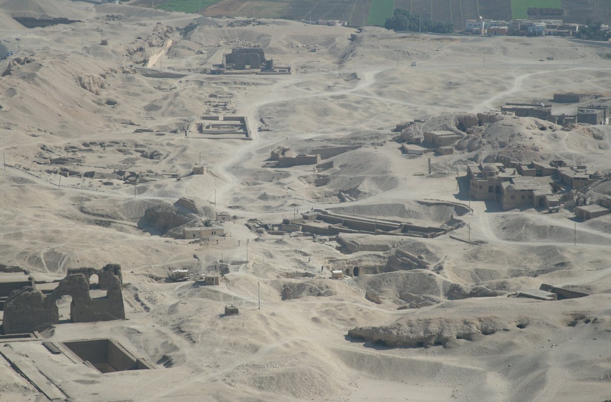 Panoramic view of the Valley of the Kings from above, Luxor - Wikimedia Commons CC BY-SA 3.0