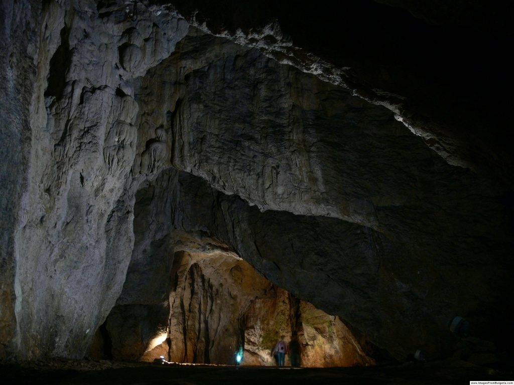 Entrance to Bacho Kiro Cave, Bulgaria
