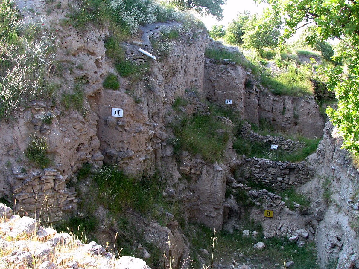 Stratigraphy of the Troy / Hisarlik site, Turkey
