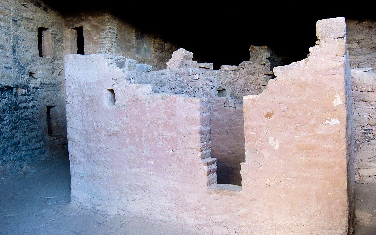 Ancestral ruins at Mesa Verde, Colorado