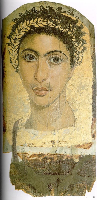 Portrait de momie du Fayoum, Egypte romano-gréco, Ier-IIe siècle